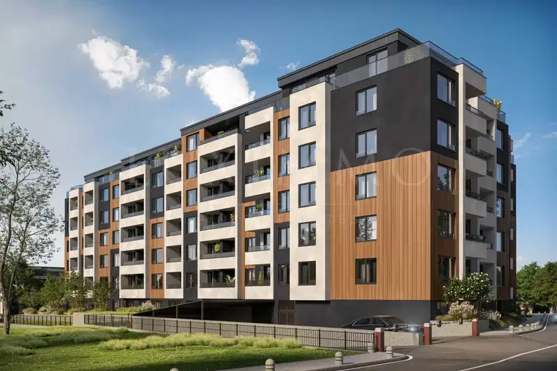 Three-room apartment with 103 sq m in Malinova dolina, new-build