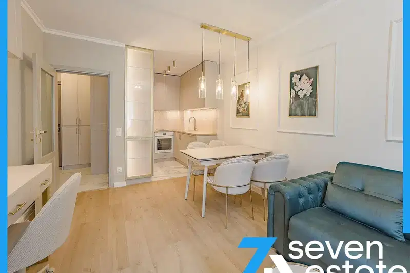 Two-room apartment in Malinova Dolina with balcony and parking