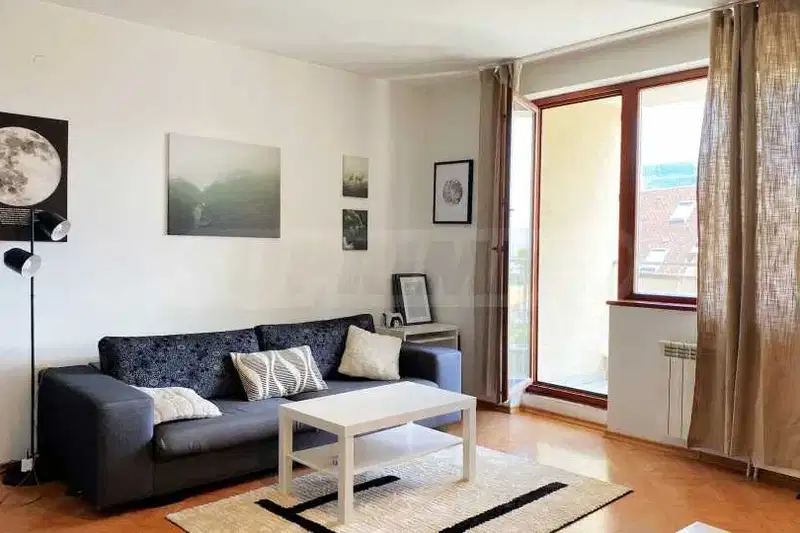Two-room apartment with balcony in Manastirski Livadi, Sofia
