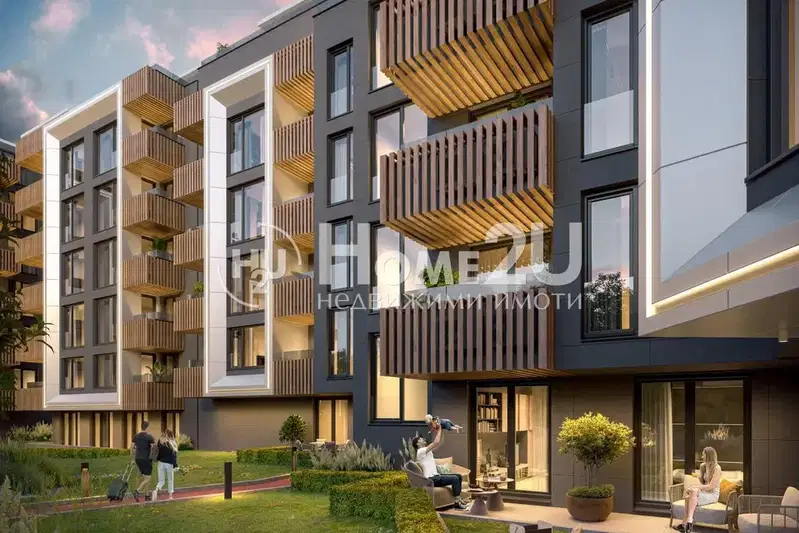 Two-room apartment in Manastirski Livadi with panoramic view