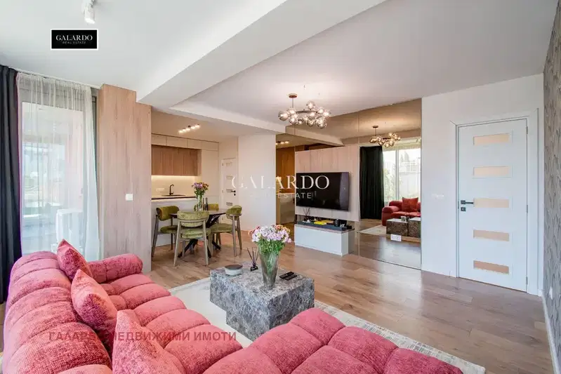 Three-room apartment with designer interior in Manastirski Livadi