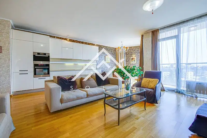 Three-room apartment with two terraces in Manastirski Livadi, Sofia