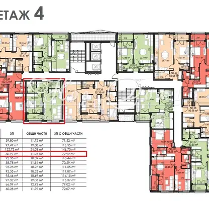 Photo 3 — Two-room apartment in Mladost 4 with loggia and elevator