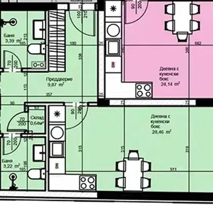 Photo 4 — Three-room apartment in Nadezhda 1 with parking space