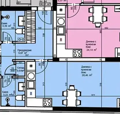 Photo 4 — 3-room apartment 104 sq m in Nadezhda 1 with elevator