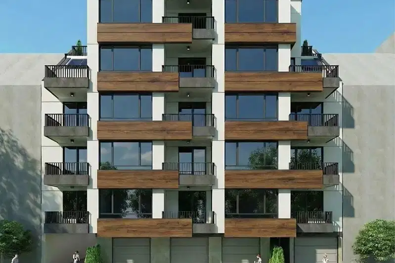 Three-room apartment in Nadezhda 3 with terrace and parking space