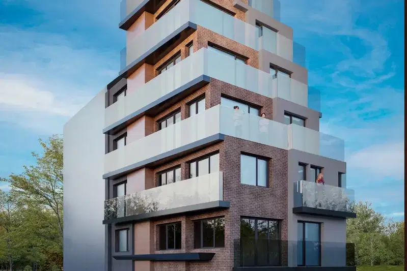 Three-room apartment with panoramic terrace in Oborishte, Sofia
