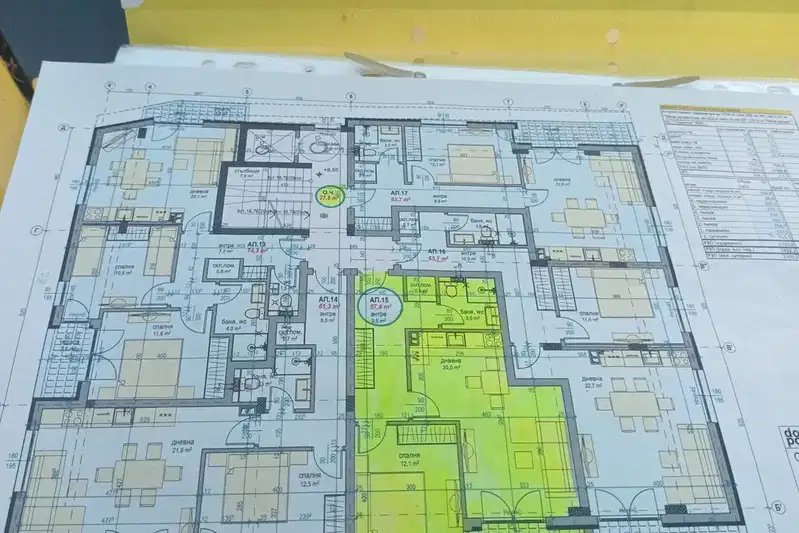 Two-room apartment in Ovcha kupel 1 with south aspect
