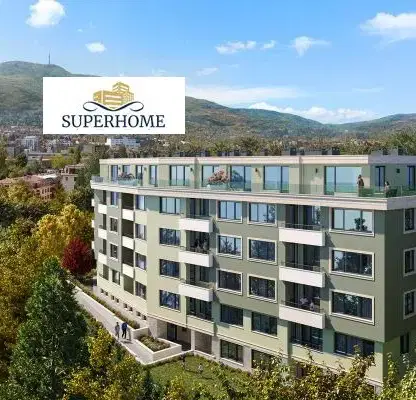 Снимка 2 — Двустаен апартамент с панорамна тераса в Овча купел