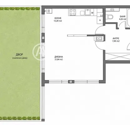 Photo 3 — Two-room apartment with large terrace in Ovcha kupel, Sofia