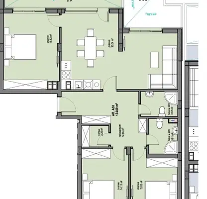 Photo 4 — Four-room apartment with two terraces in Ovcha kupel 2, Sofia