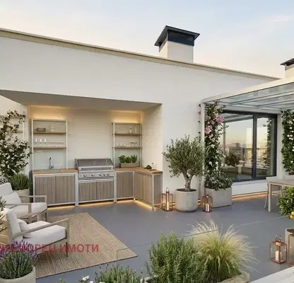 Photo 2 — Three-room apartment with panoramic terrace in Poligona, Sofia