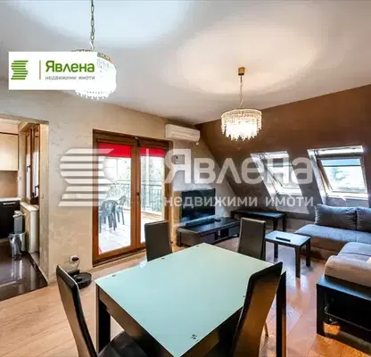 Photo 2 — Three-room maisonette with terrace and panorama in Reduta, Sofia