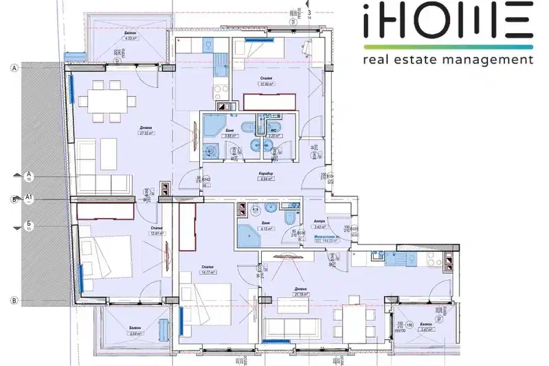 4-bedroom apartment in Sofiya, Slatina