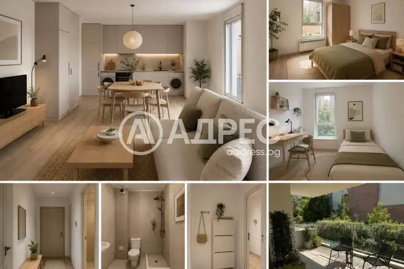 Three-room apartment with yard in Vitosha district, Sofia
