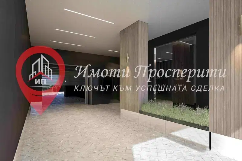 Three-room apartment in Zona B-19, Sofia with two terraces