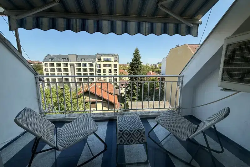 Three-room apartment with large terrace in Zona B-5, Sofia
