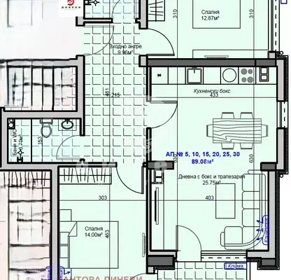 Photo 3 — 3-bedroom apartment in Stara Zagora, Samara 1