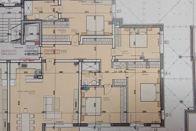 4-bedroom apartment in Stara Zagora, Zagorka