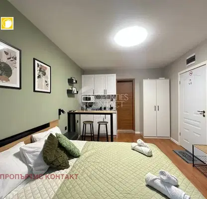 Снимка 4 — Едностаен апартамент с голяма тераса в Свети Влас, първа линия море