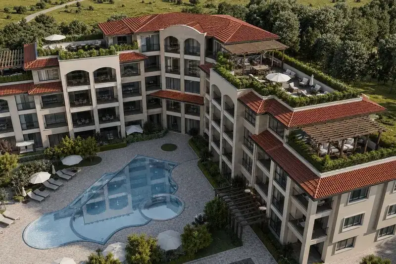 Двустаен апартамент в Свети Влас с паркомясто в Holiday Resort