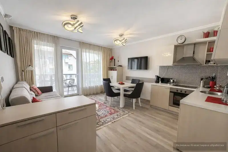 Two-room apartment with terrace in Asparuhovo, Varna