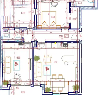 Снимка 2 — Тристаен апартамент 116 кв.м. в центъра на Варна с тераса