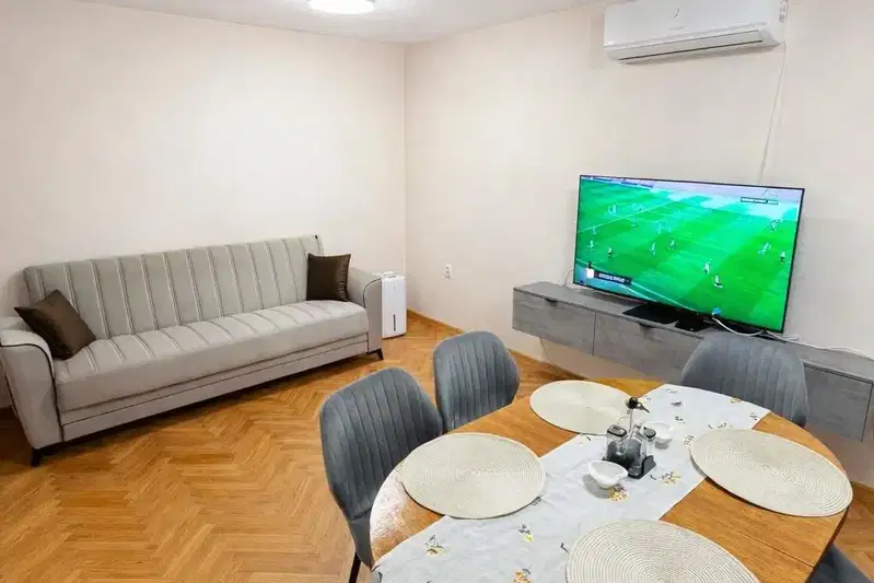 Three-room apartment on the ground floor in Chataldzha, Varna