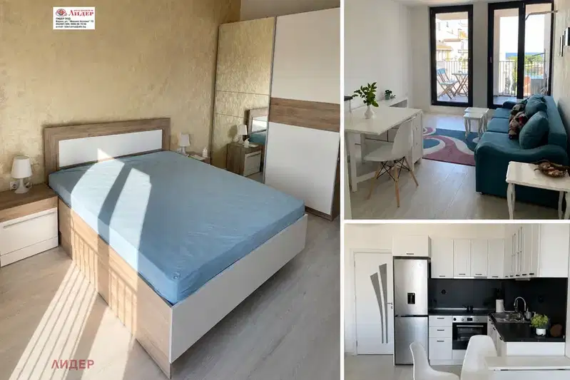 Two-room apartment with two terraces in Varna, Festival Complex