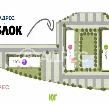 Снимка 5 — Двустаен апартамент с маза в Гранд Мол, Варна
