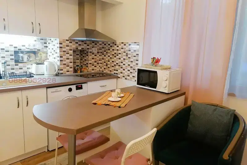 Studio in Gretska Mahala, Varna with glazed balcony