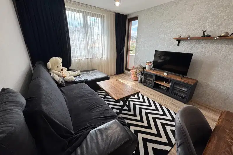 Two-room apartment with terrace in HEI, Varna