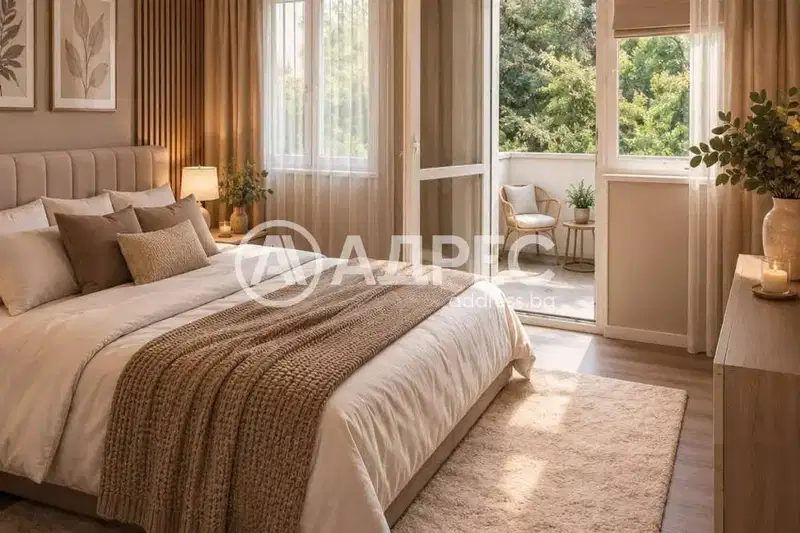 Three-room apartment with two terraces in Izgrev district, Varna