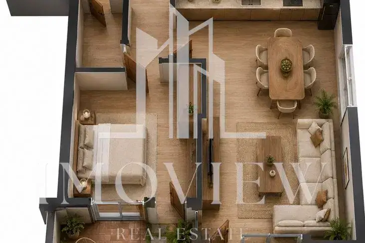 Three-room apartment with yard in Kaisieva Gradina, Varna
