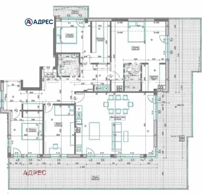 Снимка 4 — Просторен 4-стаен апартамент с голяма тераса в Левски 1, Варна