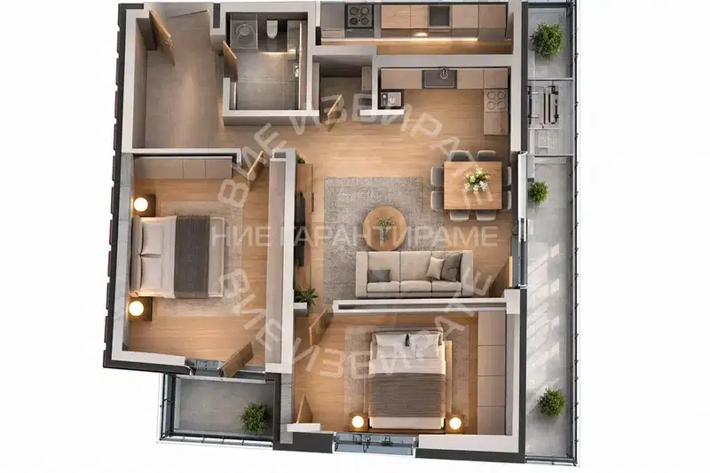 3-bedroom apartment in Varna, Levski 2