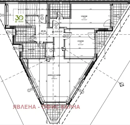 Снимка 3 — Четиристаен апартамент с панорамна тераса в м-т Пчелина, Варна