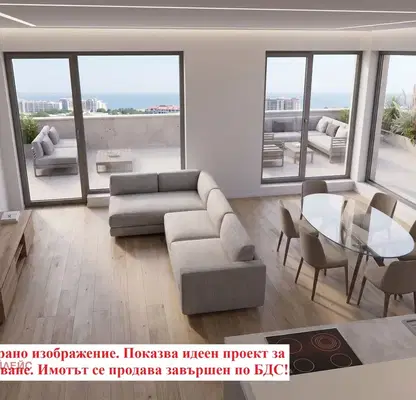 Photo 3 — Three-room apartment with panoramic terrace in Mladost 1, Varna