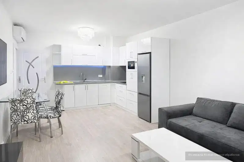 Two-room apartment on first floor in Pobeda, Varna