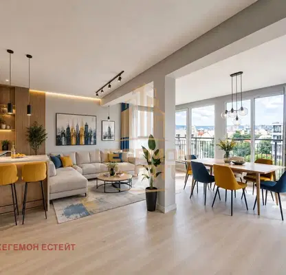 Photo 2 — Three-room apartment with panoramic view in Pogrebi, Varna