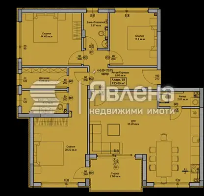 Снимка 4 — Четиристаен апартамент с тераса в Свети Никола, Варна