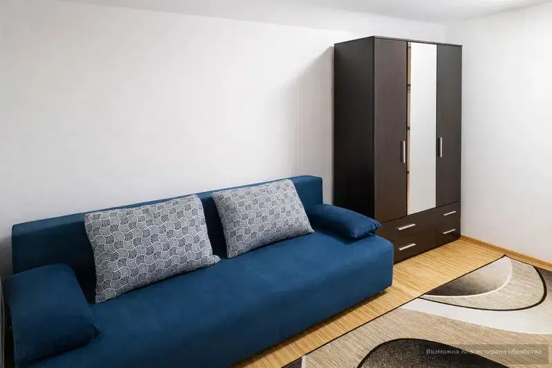 One-room apartment on the ground floor in Vinitsa, Varna with parking