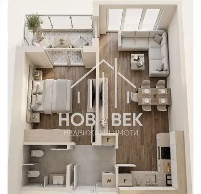 Photo 3 — Two-room apartment with balcony in Varna, Vladislav Varnenchik