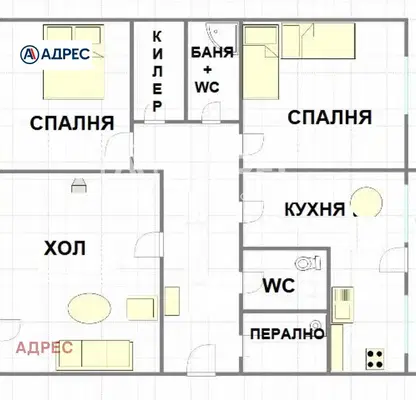 Снимка 4 — Тристаен апартамент с 4 стаи във Възраждане 1, Варна