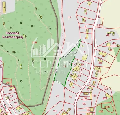 Снимка 2 — Парцел в Благоевград, Широк център