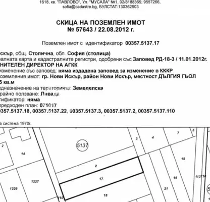 Photo 2 — Plot in Novi Iskyr