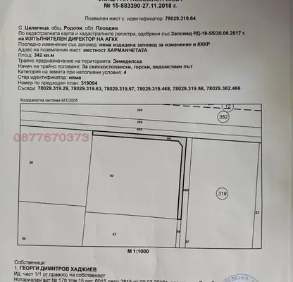 Снимка 5 — Парцел в Пловдив, Пазарджишко шосе