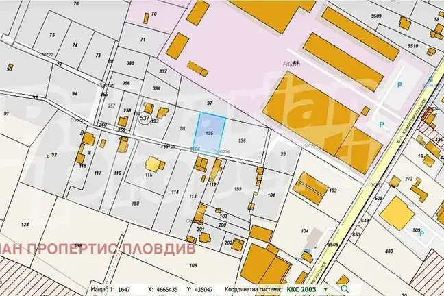 Парцел в Пловдив, Западен