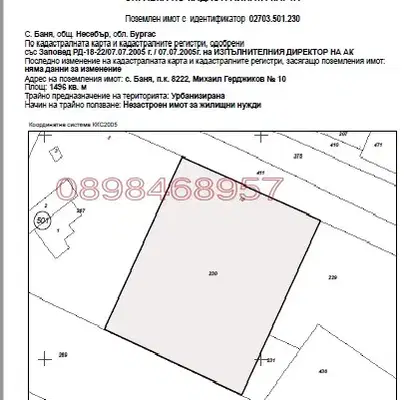 Photo 4 — Plot in Burgas, Banya