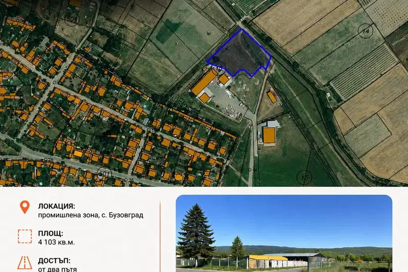 Парцел в Стара Загора, с. Бузовград